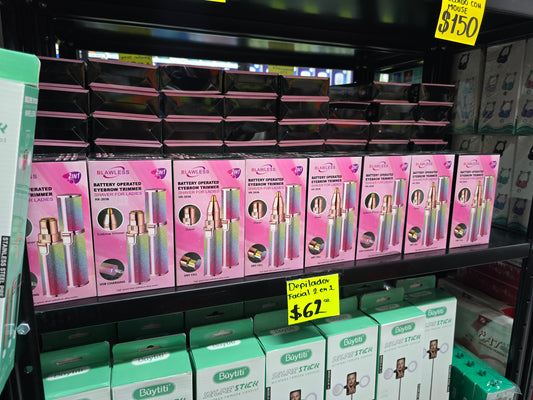 Depiladora facial recargable 2 en 1