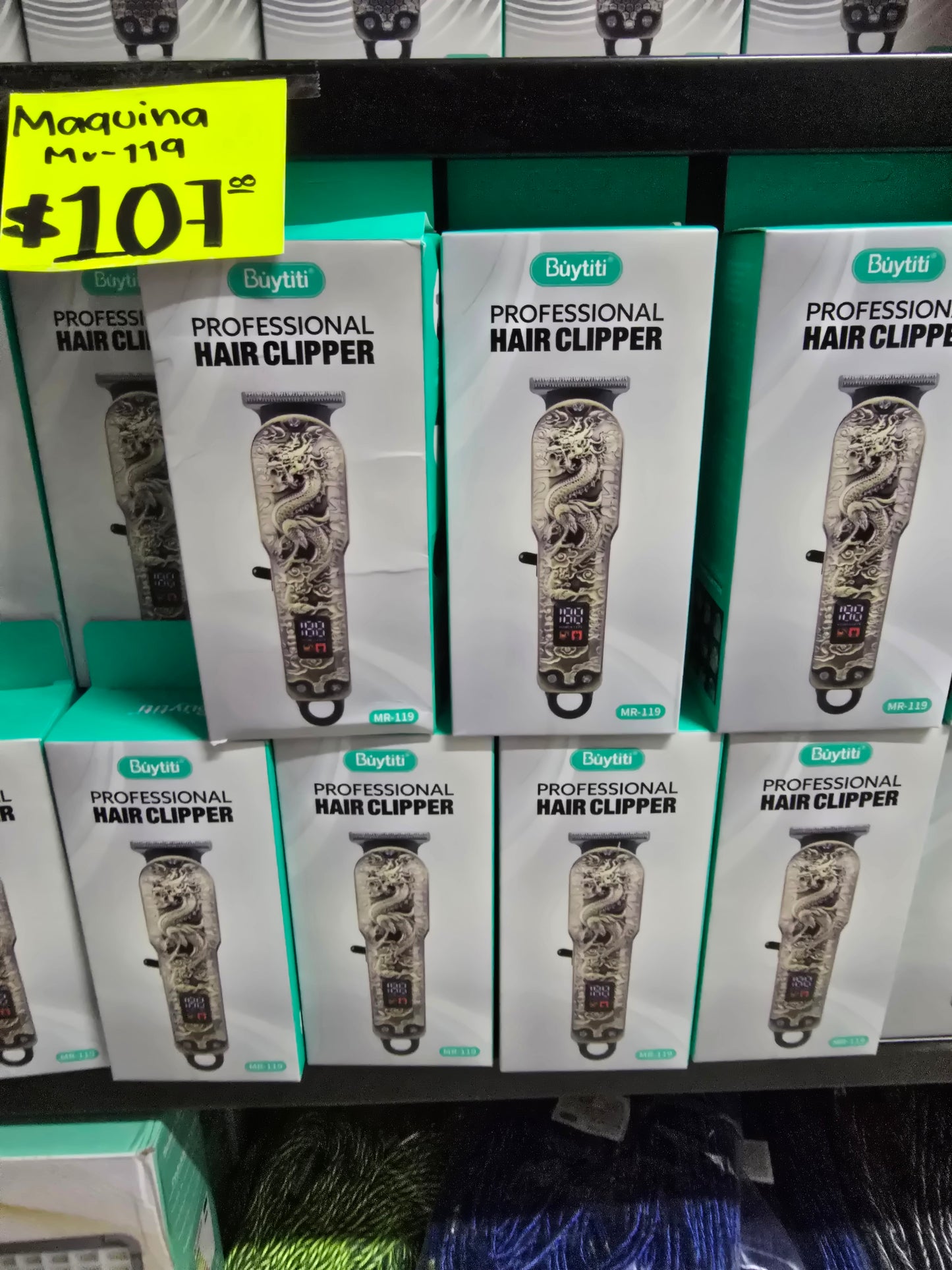 Rasuradora recargable con diseño de dragón MR-119