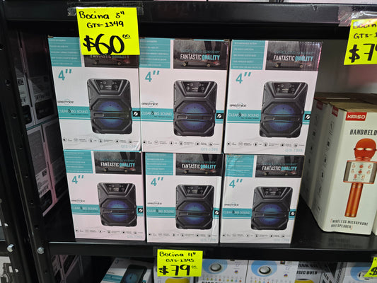 Bocina bluetooth recargable GTS-1395