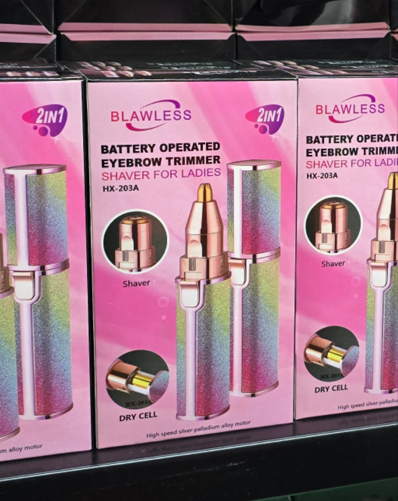 Depiladora facial recargable 2 en 1