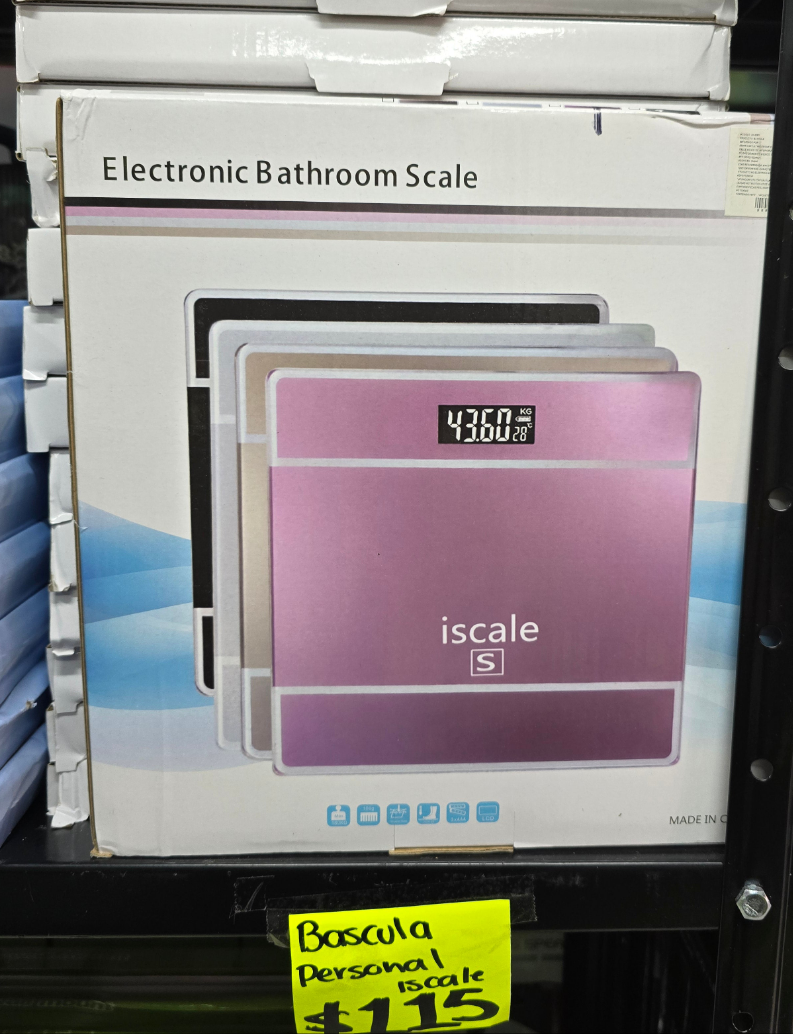 Báscula digital personal para máximo 180kg