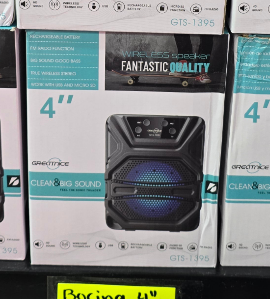 Bocina bluetooth recargable GTS-1395