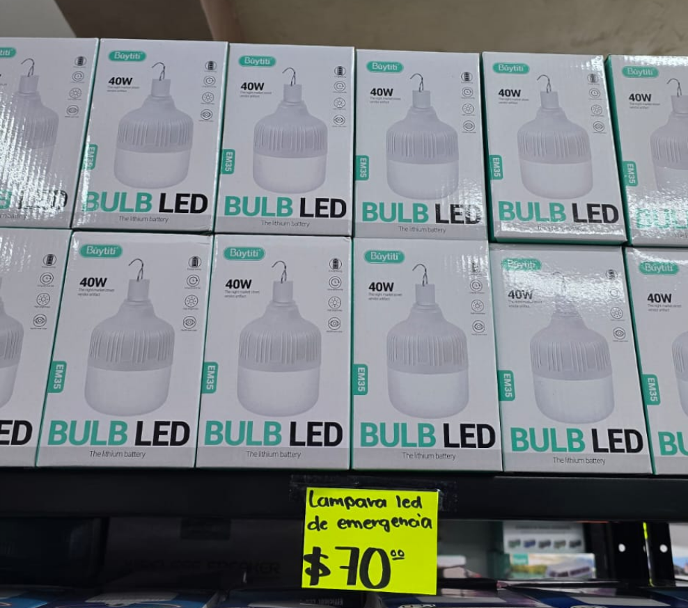 Foco de emergencia recargable 40w