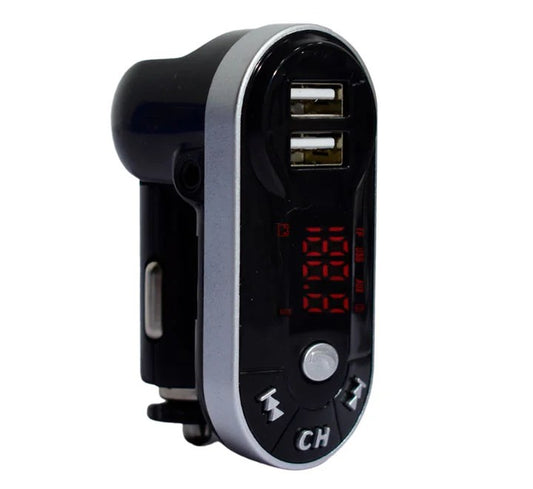 Transmisor Bluetooth FM Ovalado para Auto