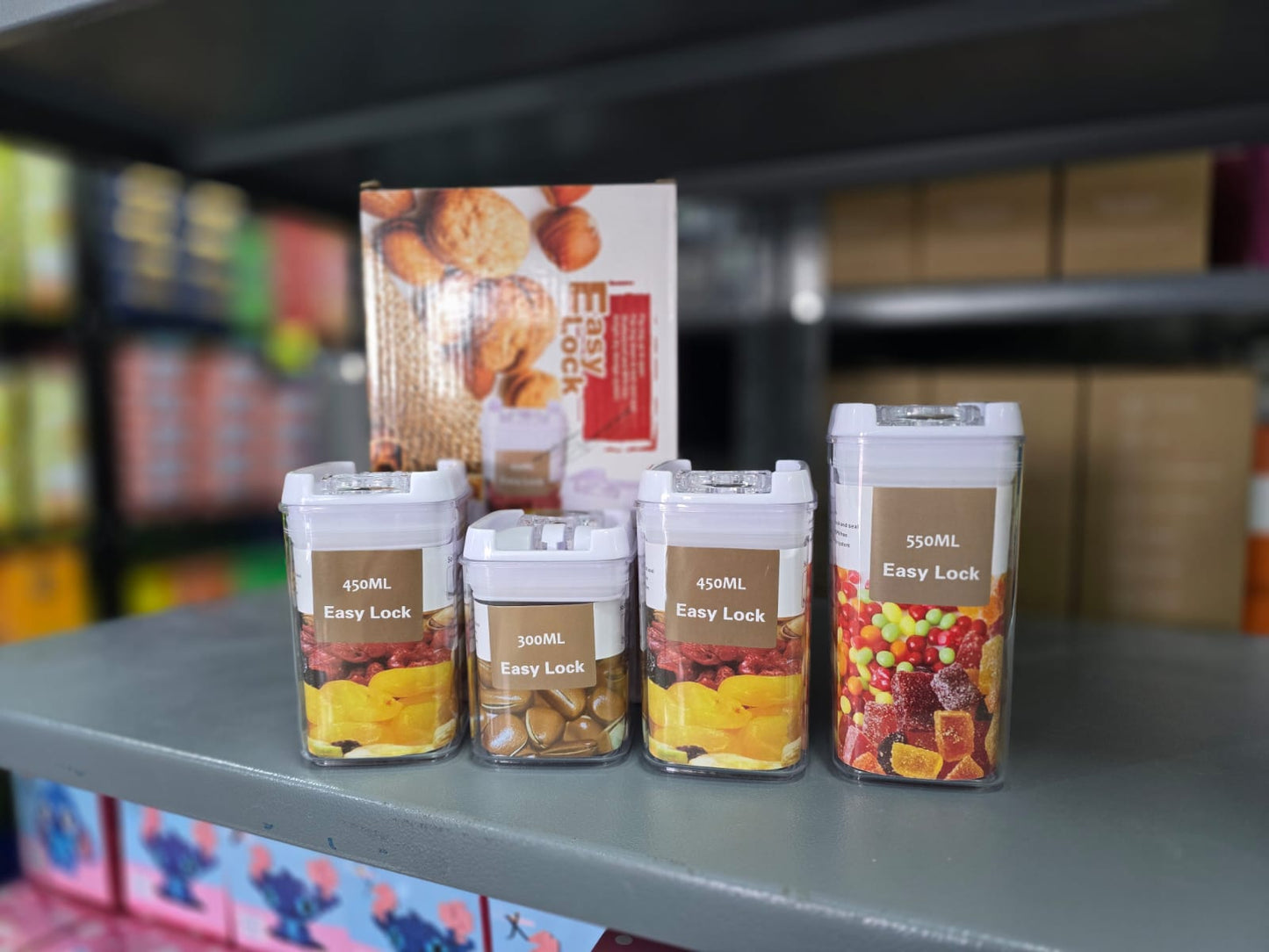 Contenedores para alimentos set de 4pz