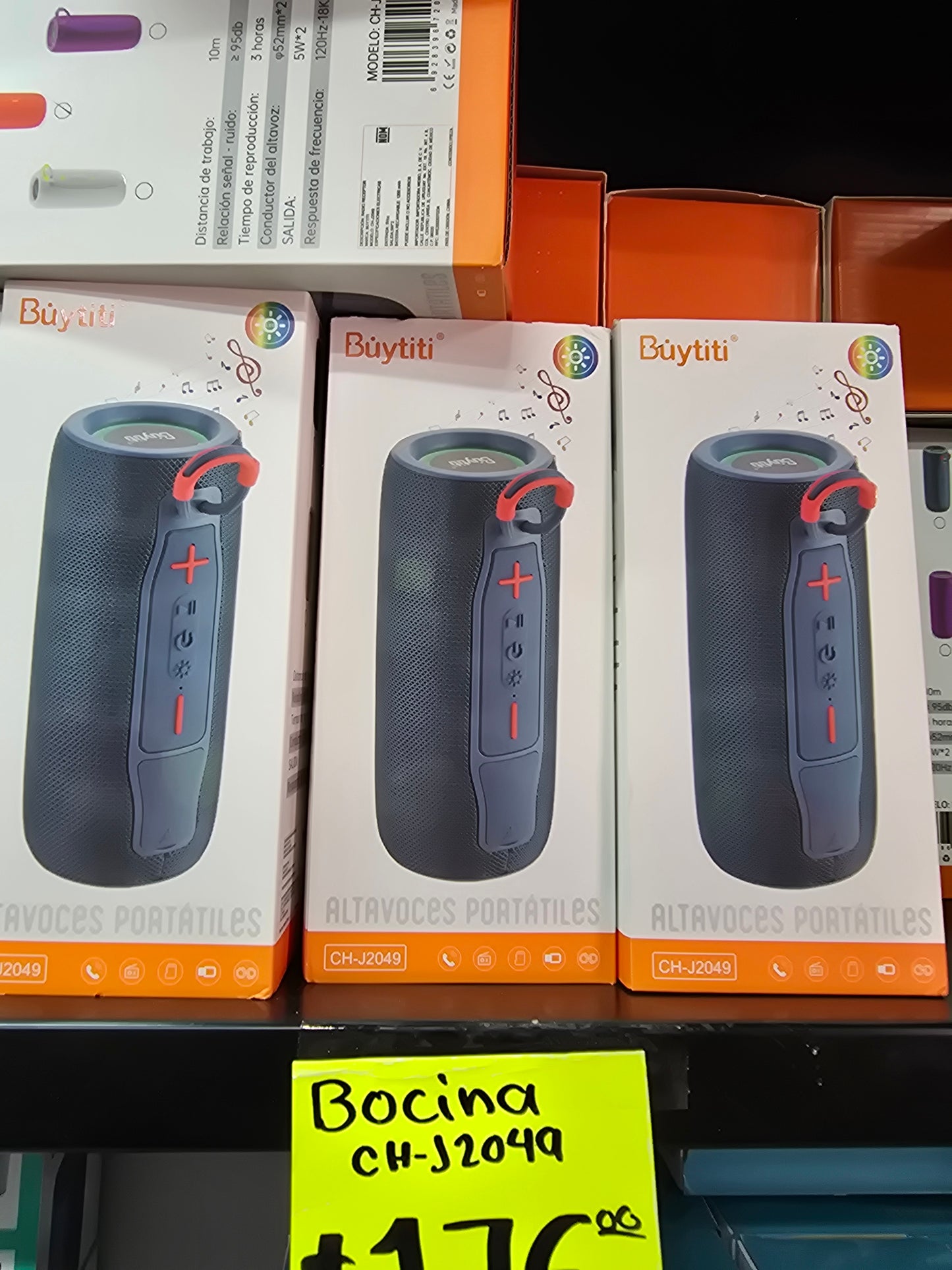 BOCINA PORTATIL BLUETOOTH CH-J2049