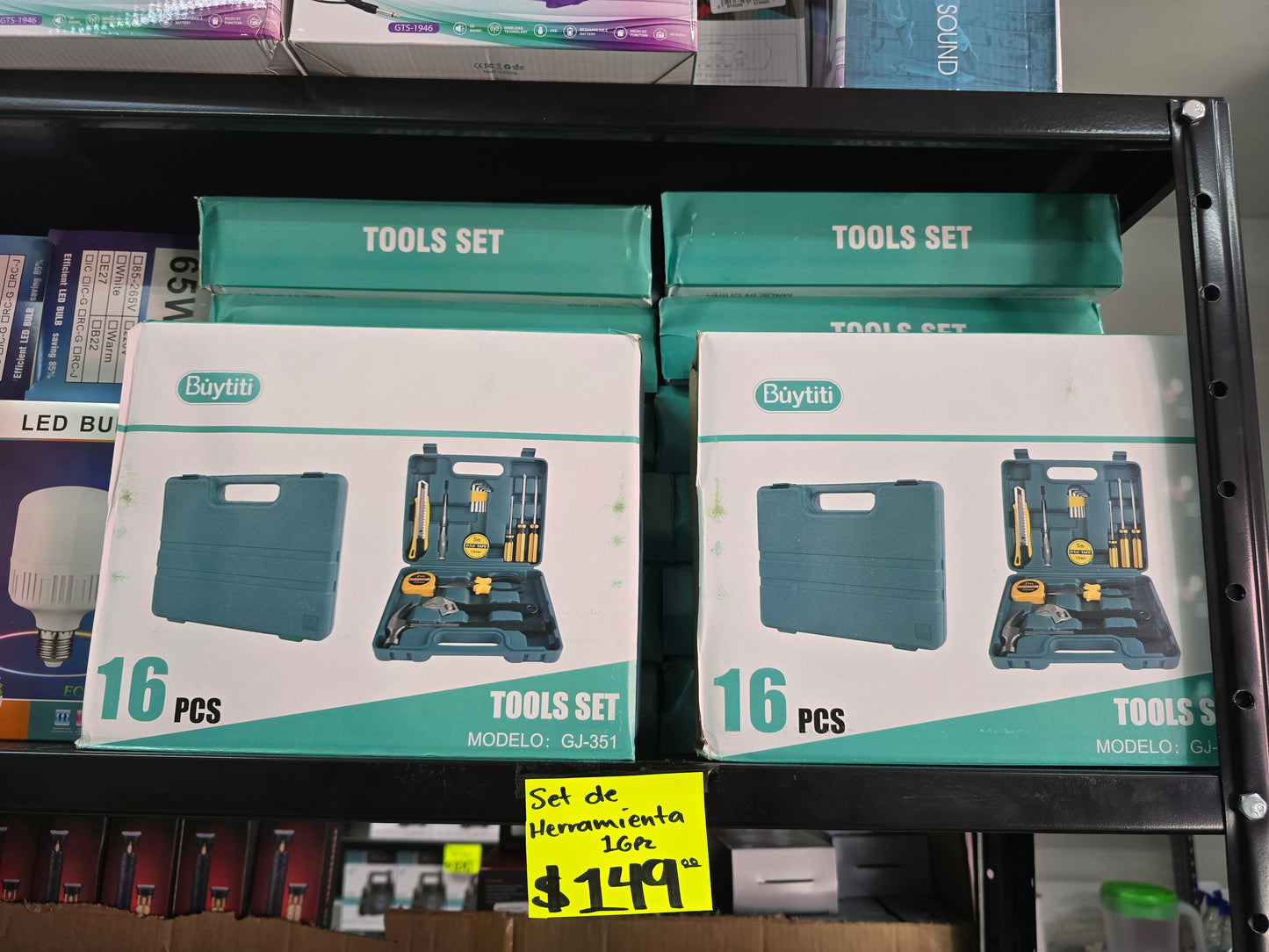 HERRAMIENTA SET 16 PIEZAS GJ-351