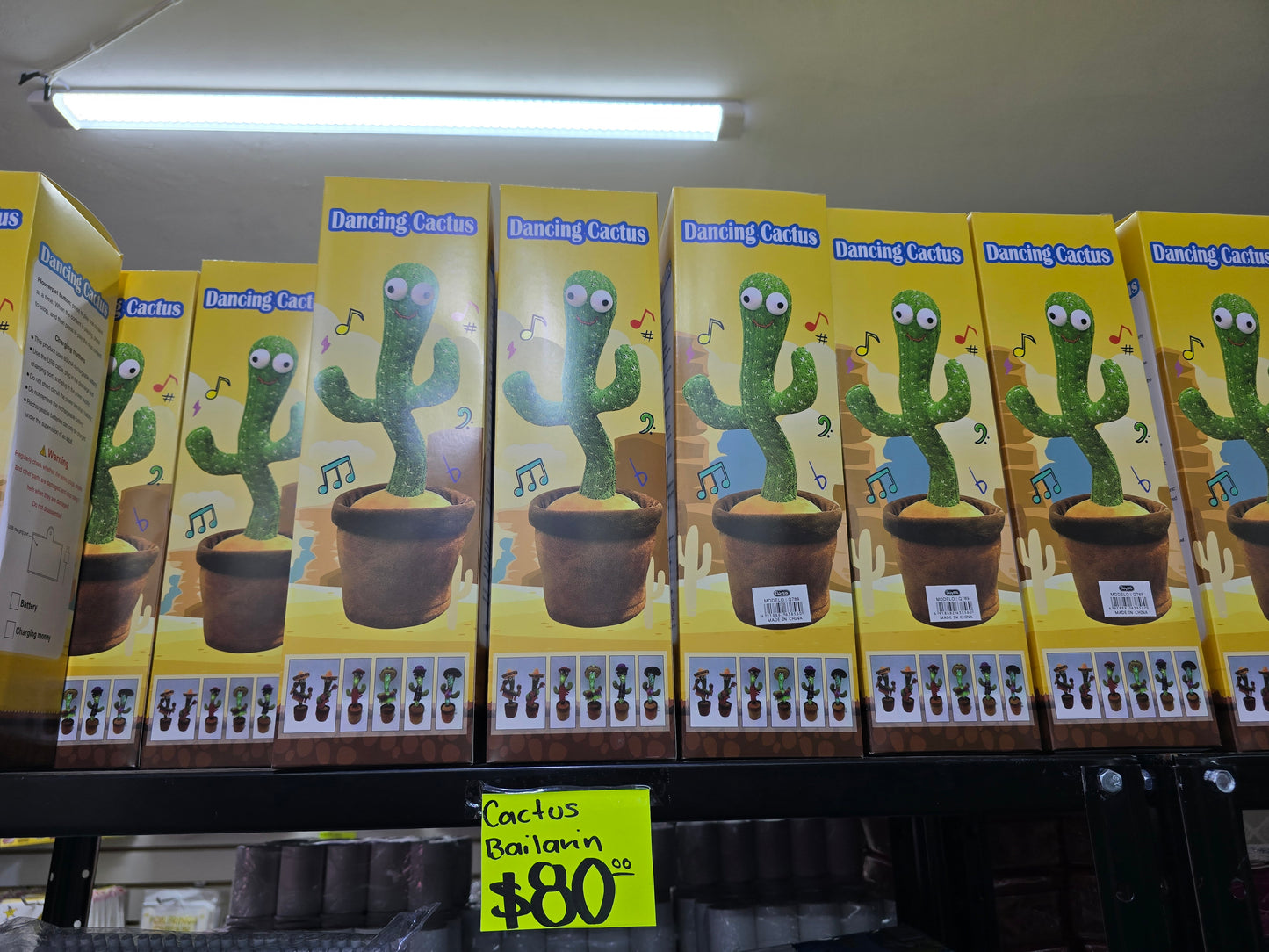 Cactus baila y repite lo que dices recargable